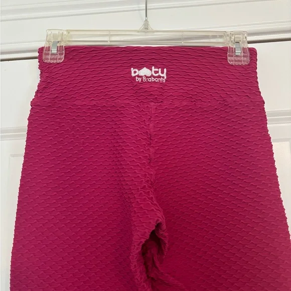 Booty by Brabants Fuchsia Textured Leggings - Picture 3 of 3